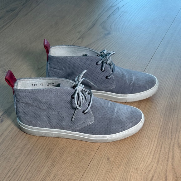 Del Toro Other - Del Toro Gray Chukka Boots with Red Accents - 12